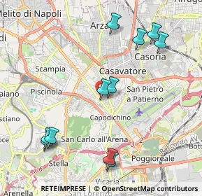 Mappa Via Canonico Cosimo Stornaiuolo, 80144 Napoli NA, Italia (2.45273)