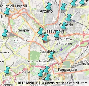Mappa Via Canonico Cosimo Stornaiuolo, 80144 Napoli NA, Italia (2.9275)