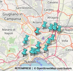 Mappa Via Canonico Cosimo Stornaiuolo, 80144 Napoli NA, Italia (3.88842)