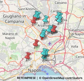 Mappa Via Canonico Cosimo Stornaiuolo, 80144 Napoli NA, Italia (3.252)