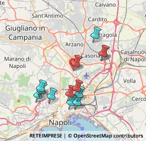 Mappa Via Canonico Cosimo Stornaiuolo, 80144 Napoli NA, Italia (3.86769)
