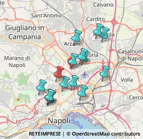 Mappa Via Canonico Cosimo Stornaiuolo, 80144 Napoli NA, Italia (3.31533)