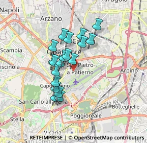 Mappa Via Giovanni Caproni, 80144 Napoli NA, Italia (1.44211)