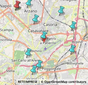 Mappa Via Giovanni Caproni, 80144 Napoli NA, Italia (2.78818)