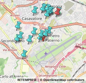 Mappa Via Giovanni Caproni, 80144 Napoli NA, Italia (1.021)