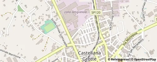 Mappa Castellana Grotte