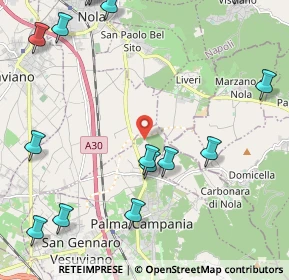 Mappa Via Masseria Minichini, 80036 Palma Campania NA, Italia (3.552)
