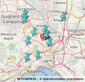 Mappa Via dei pianeti, 80144 Napoli NA, Italia (3.15077)