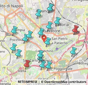 Mappa Via dei pianeti, 80144 Napoli NA, Italia (2.2905)