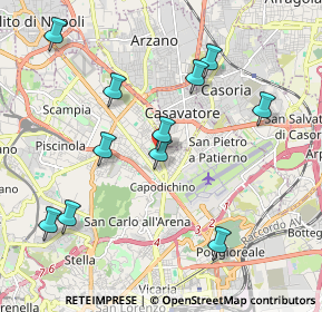 Mappa Via dei pianeti, 80144 Napoli NA, Italia (2.24545)