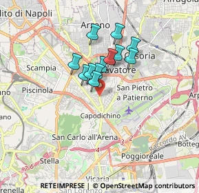 Mappa Via dei pianeti, 80144 Napoli NA, Italia (1.27333)
