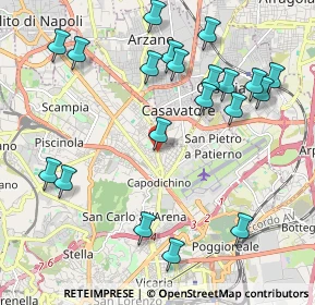 Mappa Via dei pianeti, 80144 Napoli NA, Italia (2.505)