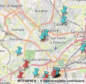 Mappa Via dei pianeti, 80144 Napoli NA, Italia (3.2905)