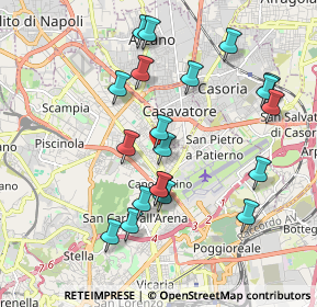 Mappa Via dei pianeti, 80144 Napoli NA, Italia (2.0725)