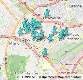 Mappa Via Cassiopea, 80144 Napoli NA, Italia (0.743)