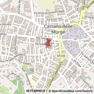 Mappa Via Santa Cecilia, 11, 70020 Cassano delle Murge, Bari (Puglia)
