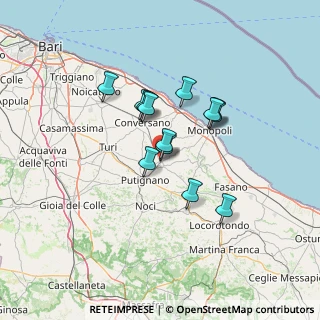 Mappa Via Padre Andrea Scalimoli, 70013 Castellana Grotte BA, Italia (10.81077)