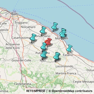 Mappa Via Padre Andrea Scalimoli, 70013 Castellana Grotte BA, Italia (11.206)