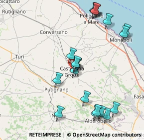 Mappa Traversa III Tratturo Spagnuolo, 70013 Castellana Grotte BA, Italia (9.544)