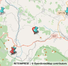 Mappa Via Dietro Le Mura, 83051 Nusco AV, Italia (7.03455)