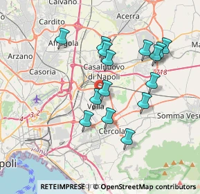 Mappa Via Rossellini, 80040 Volla NA, Italia (3.66267)