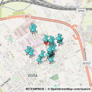 Mappa Via Rossellini, 80040 Volla NA, Italia (0.3235)