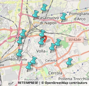 Mappa Via Rossellini, 80040 Volla NA, Italia (2.11769)