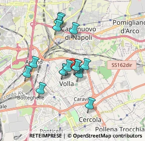 Mappa Via Rossellini, 80040 Volla NA, Italia (1.57133)