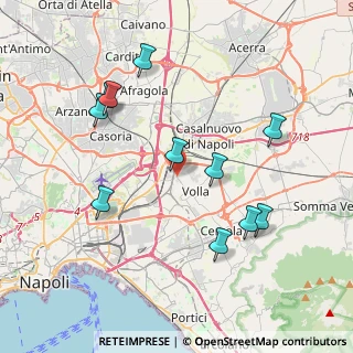 Mappa Via de Simone Gianbattista, 80040 Volla NA, Italia (4.32364)