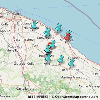 Mappa Via Turi, 70013 Castellana Grotte BA, Italia (10.78)