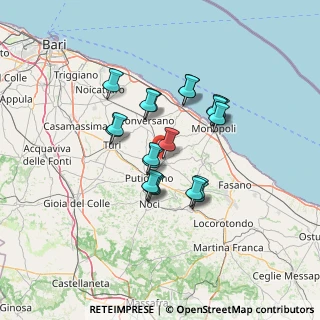 Mappa Via Turi, 70013 Castellana Grotte BA, Italia (11.3105)