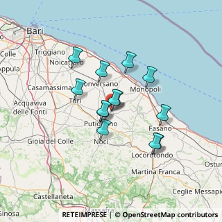 Mappa Via Giovanni Bianco, 70013 Castellana Grotte BA, Italia (11.40154)