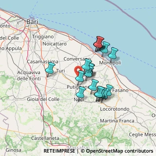 Mappa SP 32, 70017 Putignano BA (11.4165)