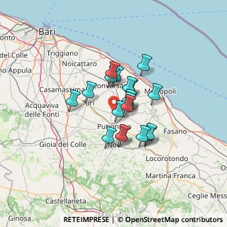 Mappa SP 32, 70017 Putignano BA (9.322)