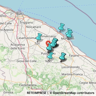 Mappa SP 32, 70017 Putignano BA (8.58235)
