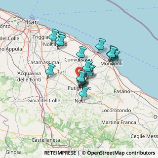 Mappa SP 32, 70017 Putignano BA (10.50947)