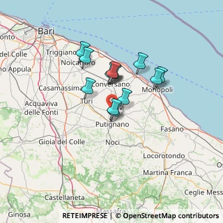 Mappa SP 32, 70017 Putignano BA (10.65308)