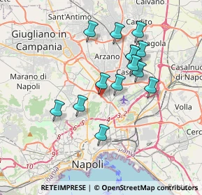 Mappa Via Gherardo Marone, 80144 Napoli NA, Italia (3.41429)