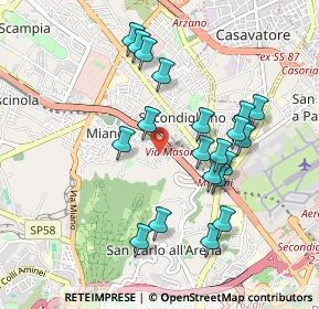 Mappa Via Gherardo Marone, 80144 Napoli NA, Italia (0.9705)