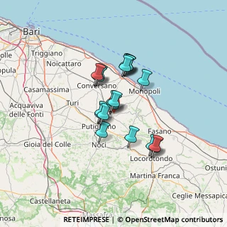Mappa Strada Comunale Pista di Cristo, 70013 Castellana grotte BA, Italia (10.3265)