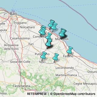 Mappa Strada Comunale Pista di Cristo, 70013 Castellana grotte BA, Italia (9.721)
