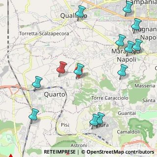 Mappa Via Cupa Lava, 80010 Quarto NA, Italia (2.93769)