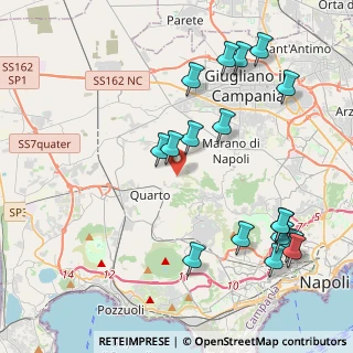 Mappa Via Cupa Lava, 80010 Quarto NA, Italia (5.08118)