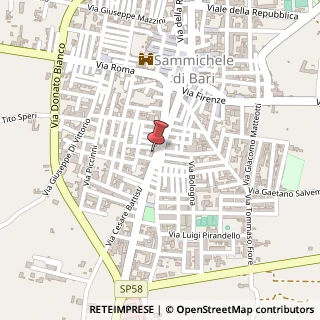 Mappa Piazza Aldo Moro, 1, 70010 Sammichele di Bari, Bari (Puglia)