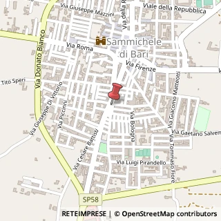 Mappa Piazza Aldo Moro, 11, 70010 Sammichele di Bari, Bari (Puglia)