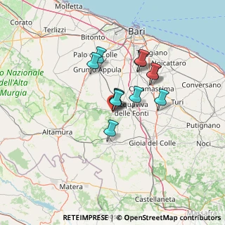 Mappa Via F.Pellerano Capitano, 70020 Cassano delle Murge BA, Italia (10.32167)