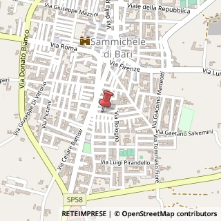 Mappa Via crispi 190, 70123 Sammichele di Bari, Bari (Puglia)