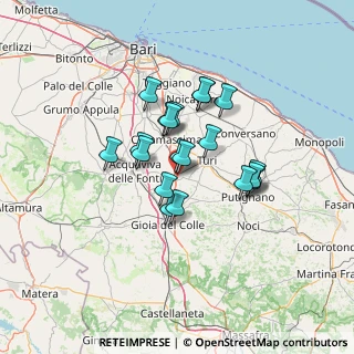 Mappa 70010 Sammichele di Bari BA, Italia (10.651)