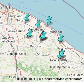 Mappa Via Volturno, 70013 Castellana Grotte BA, Italia (11.85364)