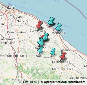 Mappa Via Enrico de Nicola, 70013 Castellana Grotte BA, Italia (10.2895)